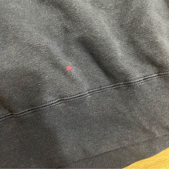 Vintage Starter Notre Dame Navy Yellow Crew Neck Sweatshirt Size L - Picture 3 of 6